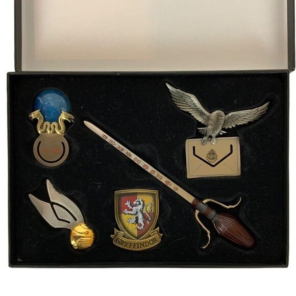 Harry Potter Bookmark Collection Box Set Order of Phoenix 2007 Hedwig Snitch - Picture 1 of 9